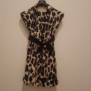 Leopard Print Silk Nanette Lepore Dress